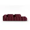 CXL by Christian Lacroix Canapé modulable droit 3 places en tissu structurel bordeaux