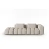 CXL by Christian Lacroix Canapé modulable gauche 3 places en tissu structurel le sable