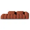 CXL by Christian Lacroix Canapé modulable gauche 3 places en tissu structurel corail