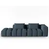 CXL by Christian Lacroix Canapé modulable gauche 3 places en tissu structurel bleu foncé