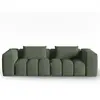 CXL by Christian Lacroix Canapé modulable 3 places en tissu structurel vert olive foncé