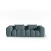 CXL by Christian Lacroix Canapé modulable 3 places en tissu structurel bleu clair