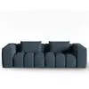 CXL by Christian Lacroix Canapé modulable 3 places en tissu structurel bleu foncé