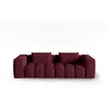 CXL by Christian Lacroix Canapé modulable 3 places en tissu structurel bordeaux