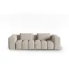 CXL by Christian Lacroix Canapé modulable 3 places en tissu structurel le sable