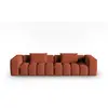CXL by Christian Lacroix Canapé modulable 5 places en tissu structurel corail