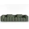 CXL by Christian Lacroix Canapé modulable 5 places en tissu structurel vert olive foncé