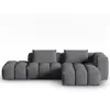 CXL by Christian Lacroix Canapé d'angle droit modulable 4 places en tissu structurel gris