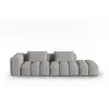 CXL by Christian Lacroix Canapé modulable droit 3 places en tissu structurel beige foncé