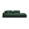 CXL by Christian Lacroix Canapé modulable droit 3 places en velours vert