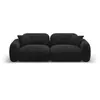 CXL by Christian Lacroix Canapé modulable 3 places en velours anthracite