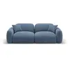 CXL by Christian Lacroix Canapé modulable 3 places en velours blue jeans