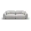CXL by Christian Lacroix Canapé modulable 3 places en velours gris clair