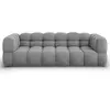 Canapé modulable sky 4 places en velours gris clair COS_4S_184_F1_SKY1