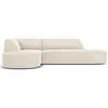 CXL by Christian Lacroix Canapé D'Angle Gauche 4 places en Velours Beige