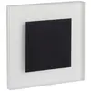 KANLUX Applique led escalier Carré 1,3W AC220-240V Noir apus - Blanc C...