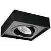 Kanlux - Support de spot encastrable perçage 85mm carré Noir