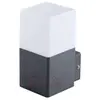 KANLUX Luminaire mural pour 1 ampoule E27 étanche IP44 Anthracite