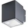 KANLUX Luminaire mural pour 1 ampoule GU10 étanche IP44 Anthracite