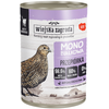 12x400 g Wiejska Zagroda monoprotéine caille nourriture humide pour ch...