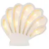LITTLE LIGHTS Lampe Veilleuse Coquillage Perle Blanche