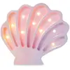 LITTLE LIGHTS Lampe Veilleuse Coquillage Sirènes Roses