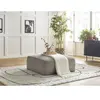 Pouf LEOPOLD tissu texturé Taupe   BOBOCHIC TU