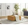 Pouf LEOPOLD tissu texturé Jaune   BOBOCHIC TU