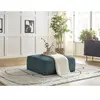 Pouf LEOPOLD tissu texturé Bleu foncé   BOBOCHIC TU