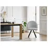 Lot de chaises LALIE tissu velours côtelé et pieds étoile Bobochic