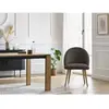 Chaise et fauteuil de table Bobochic Lot de chaises lalie tissu velour...