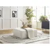 Bobochic - Accueil Séjour Fauteuil & pouf Pouf leopold tissu chiné Blanc