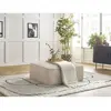 Bobochic pouf leopold tissu chiné beige LEOPOLD