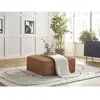 Pouf LEOPOLD tissu chiné Orange   BOBOCHIC TU