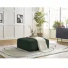 Bobochic - Accueil Séjour Fauteuil & pouf Pouf leopold velours côtelé Vert foncé