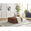 Pouf LEOPOLD velours côtelé Orange   BOBOCHIC TU