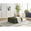 Pouf LEOPOLD velours côtelé Vert clair   BOBOCHIC TU