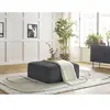 Pouf LEOPOLD velours côtelé Gris foncé   BOBOCHIC TU