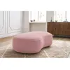 Accueil Séjour Pouf Bobochic Pouf saint-germain tissu texturé Rose