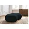 Fauteuil & pouf Bobochic Pouf saint-germain tissu bouclette Bleu foncé