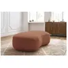 Accueil Séjour Pouf Bobochic Pouf saint-germain tissu texturé Orange