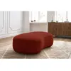 Accueil Séjour Pouf Bobochic Pouf saint-germain tissu texturé Rouge