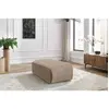 Pouf petit JEANNE tissu velours Taupe   BOBOCHIC TU