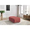 Pouf petit JEANNE tissu velours Orange   BOBOCHIC TU