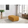 Pouf petit JEANNE tissu velours Jaune   BOBOCHIC TU