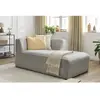 Méridienne pour canapé modulable MEGEVE tissu bouclette Bobochic