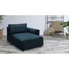 Méridienne avec accoudoir pour canapé modulable NIHAD tissu velours côtelé Bobochic