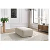 Bobochic - Fauteuil & pouf Pouf petit jeanne tissu texturé Beige