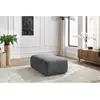 Bobochic - Accueil Séjour Fauteuil & pouf Pouf petit jeanne tissu texturé Gris foncé