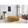 Pouf grand JEANNE tissu velours Jaune   BOBOCHIC TU